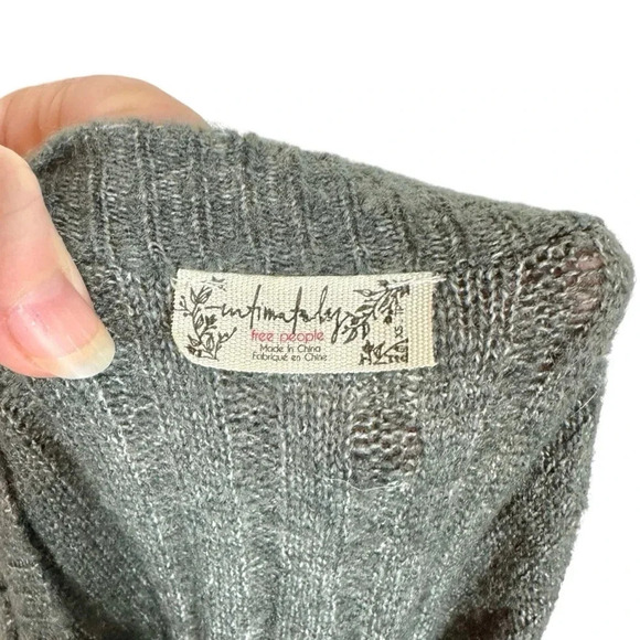 Free People Around the Clock 2 Piece Set Sweater Tunic (XS) +Joggers (S)Charcoal - Picture 13 of 16